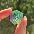 Premium Dice Aurora Veil – Sharp Edge Dobbelstenenset