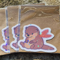 Holografische Sticker – Fairy Otter