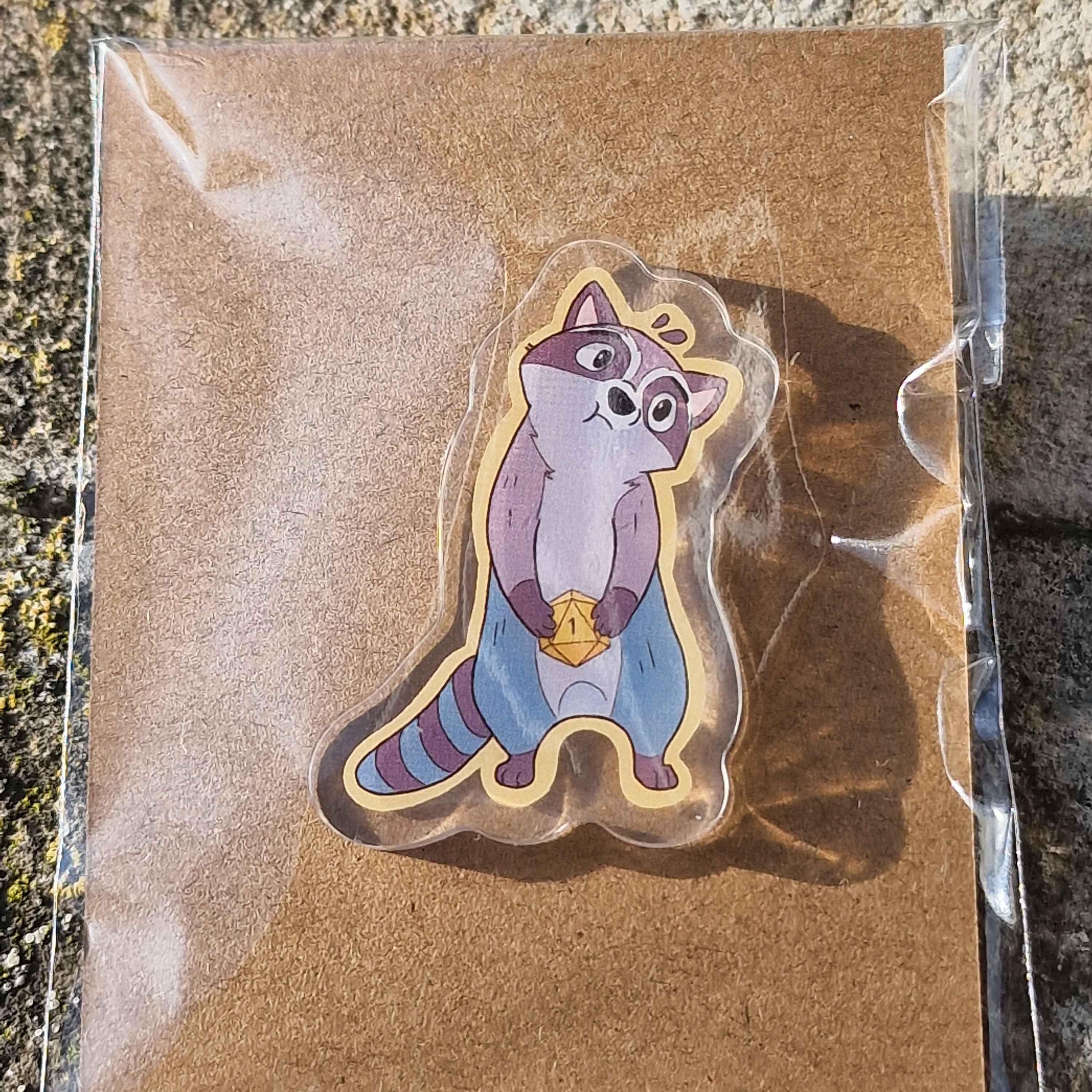 Acryl Pin – My Rolls Are Trash (Wasbeer)