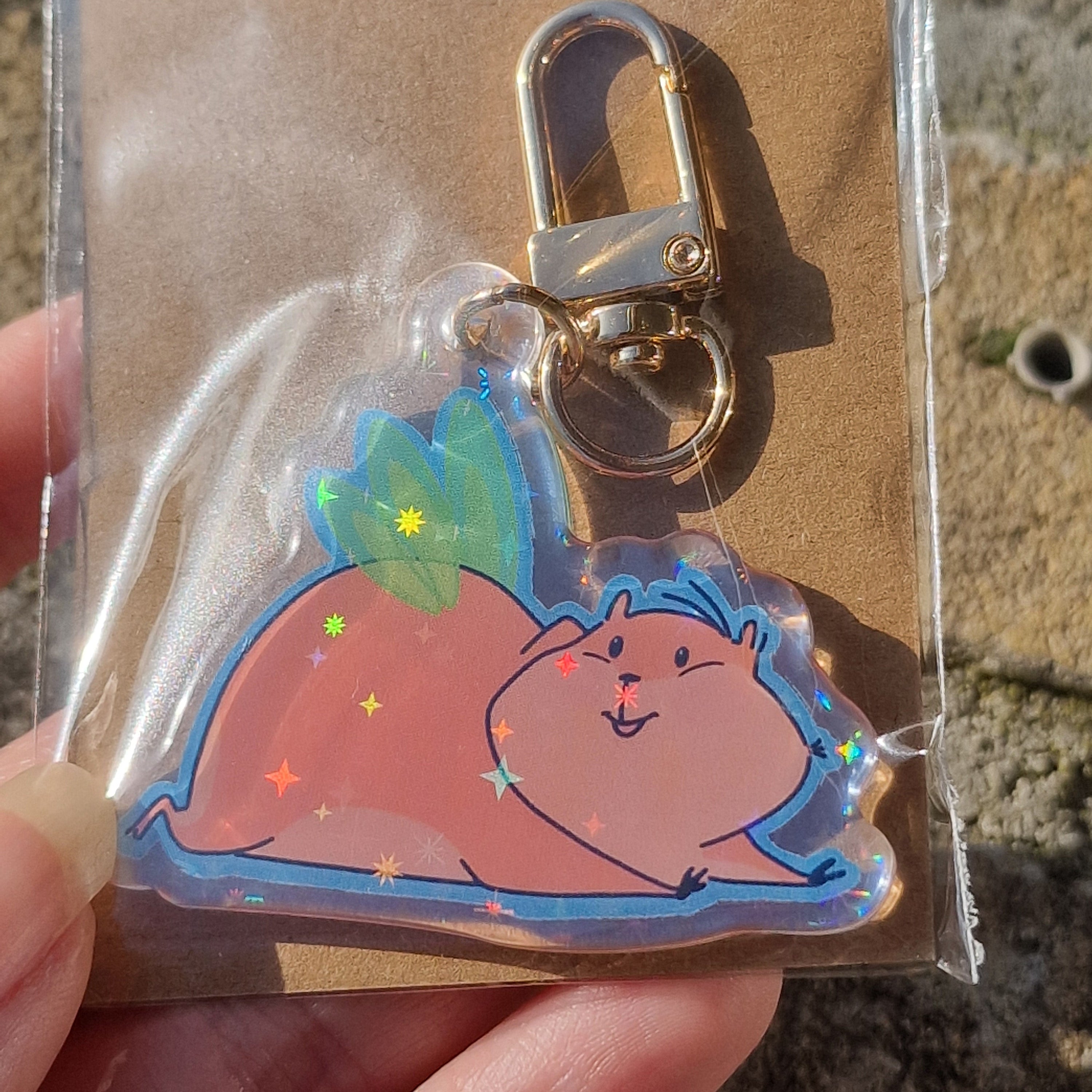 Acryl Keychain – Fairy Hamster