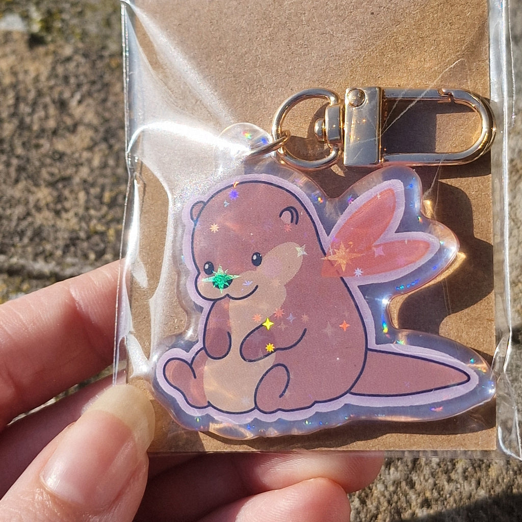 Acryl Keychain – Fairy Otter