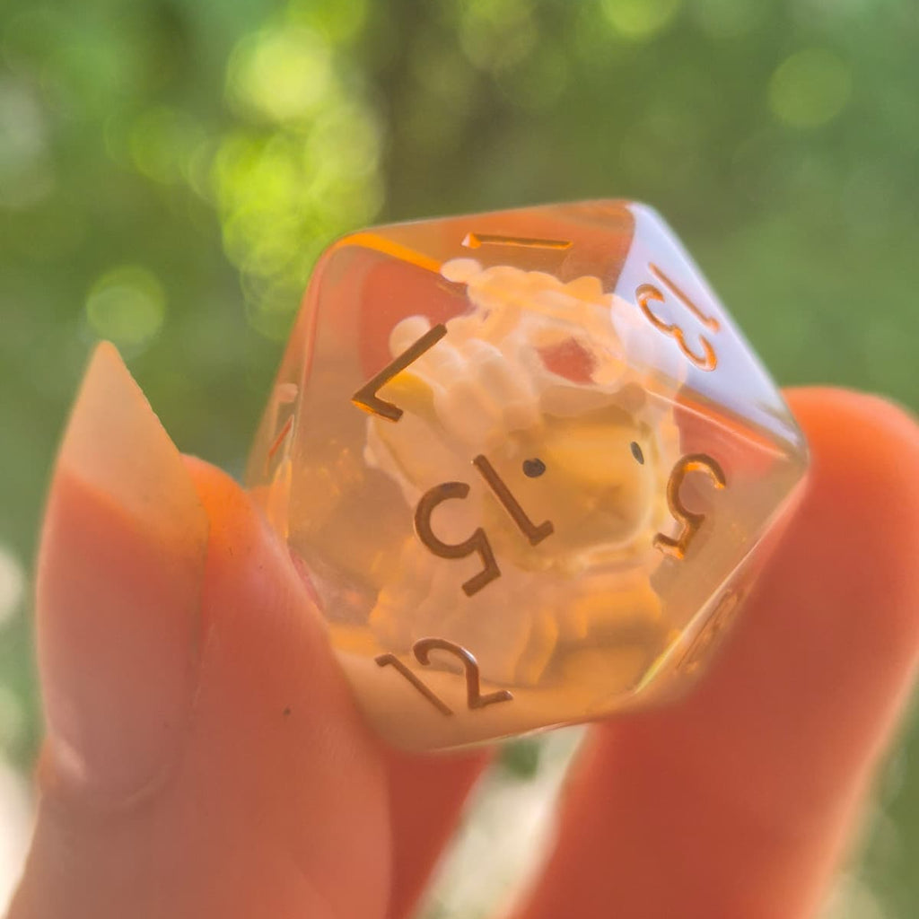 Crit Critters: Baah-tle Dice – Schaapjes Dobbelstenenset