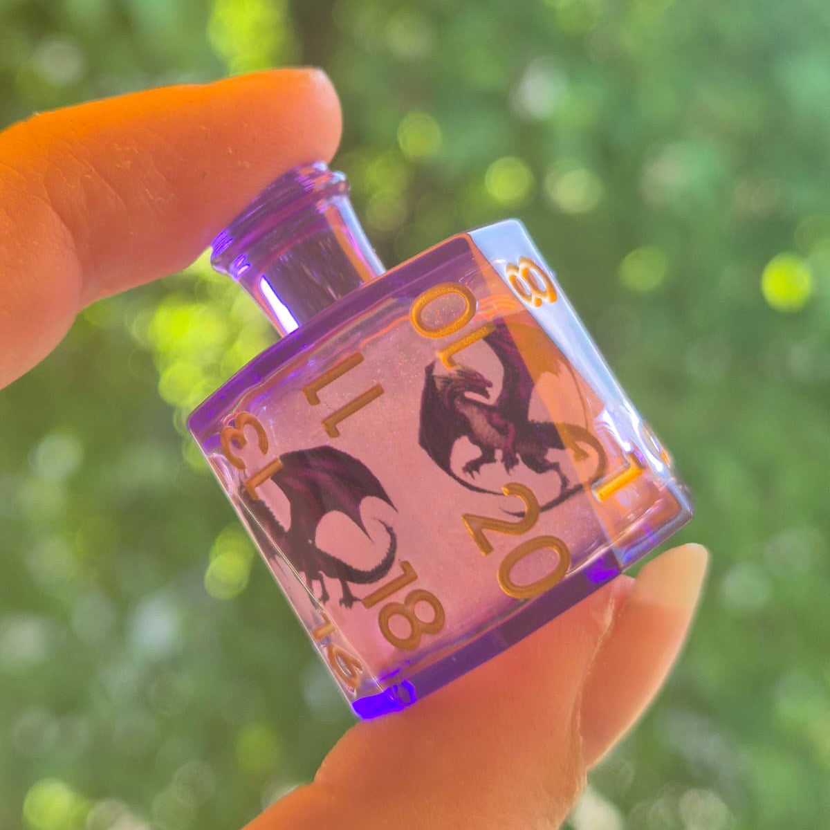 Potion Dice: Amethyst Brew – Liquid Core Dobbelstenenset