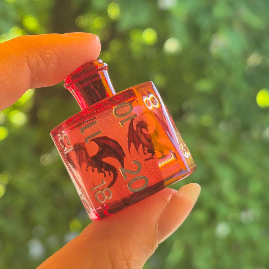 Potion Dice: Ember Vial – Liquid Core Dobbelstenenset