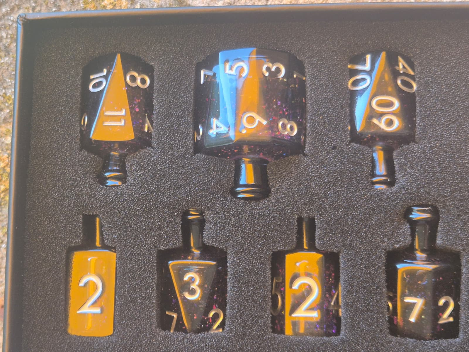 Potion Dice: Void Shimmer – Liquid Core Dobbelstenenset