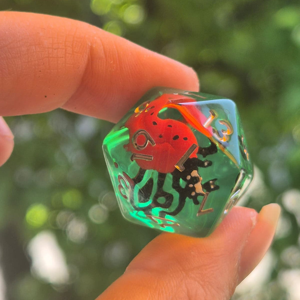 Crit Critters: Bug-nificent Rolls – Lieveheersbeestjes Dobbelstenenset