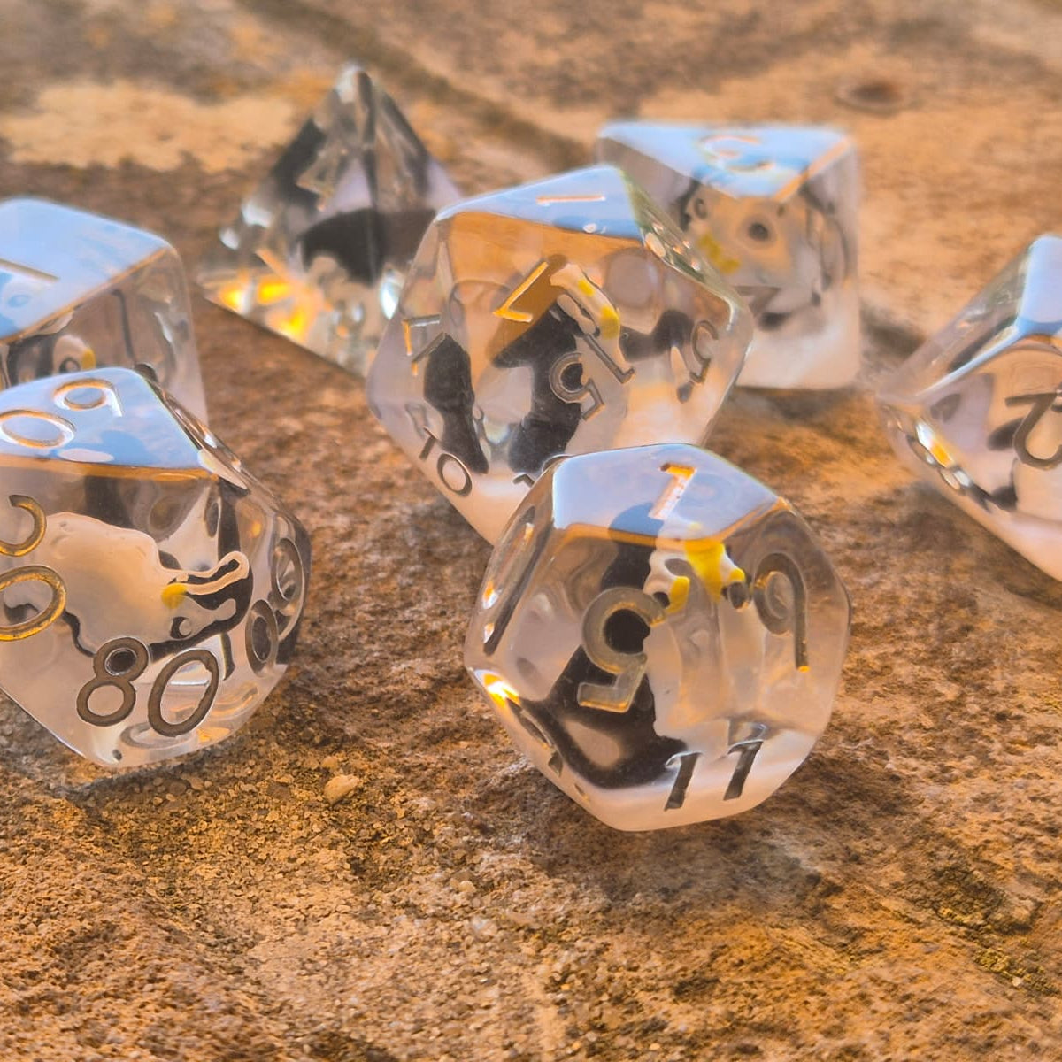Crit Critters: Tuxedo Tumble – Pinguïns Dobbelstenenset