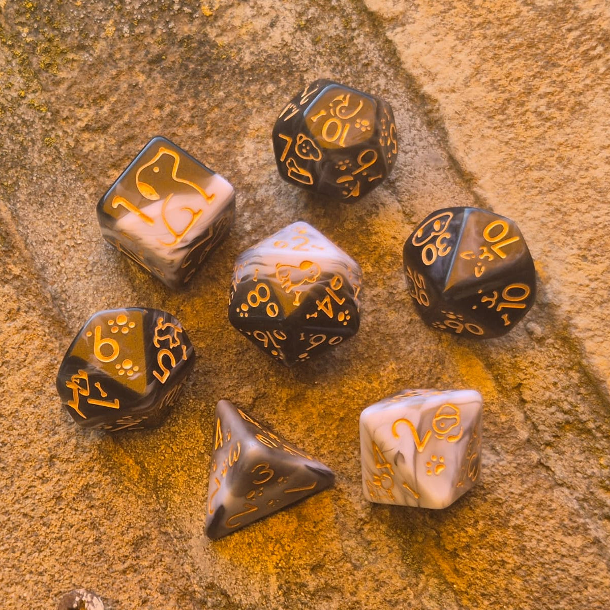 Dice: Marble Hounds – Dobbelstenenset