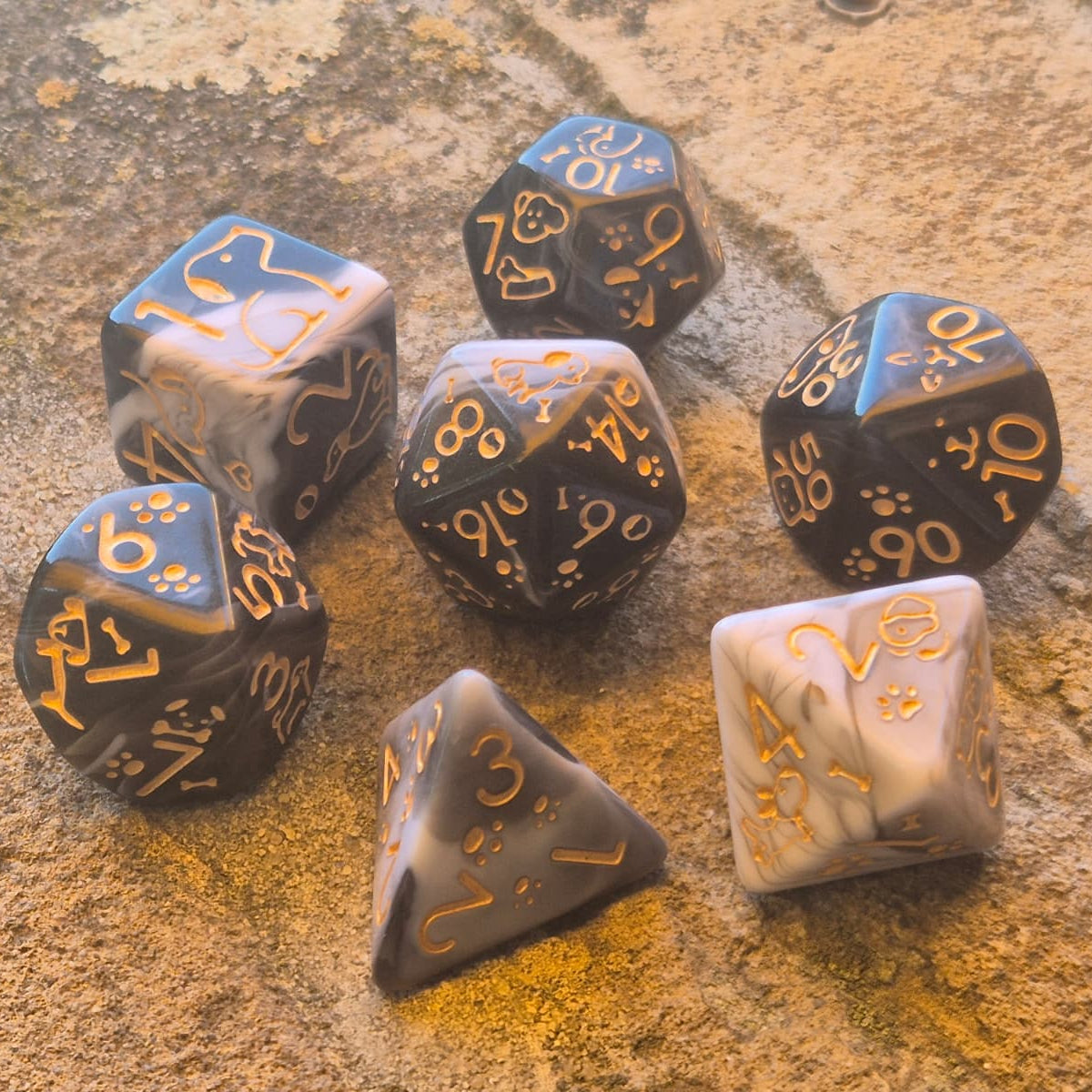 Dice: Marble Hounds – Dobbelstenenset