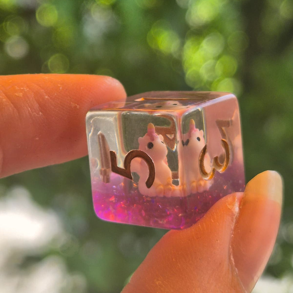 Crit Critters: Uni-que Rolls – Eenhoorns Dobbelstenenset