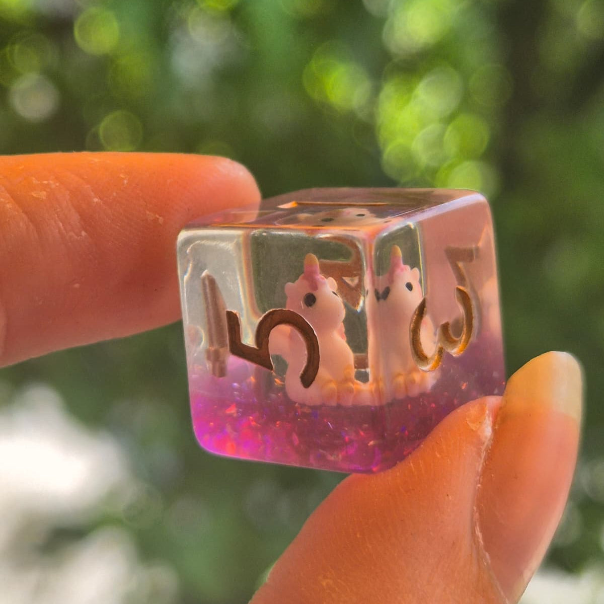 Crit Critters: Uni-que Rolls – Eenhoorns Dobbelstenenset