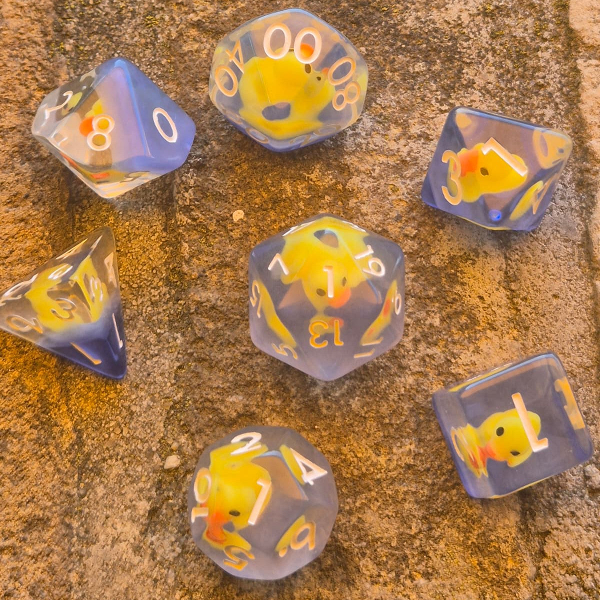 Crit Critters: Quack Attack – Rubber Ducky Dobbelstenenset
