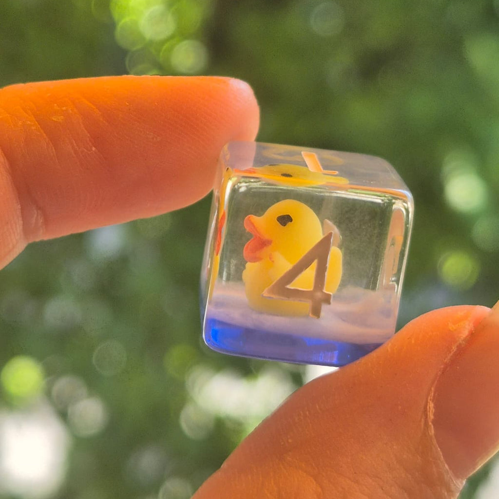 Crit Critters: Quack Attack – Rubber Ducky Dobbelstenenset