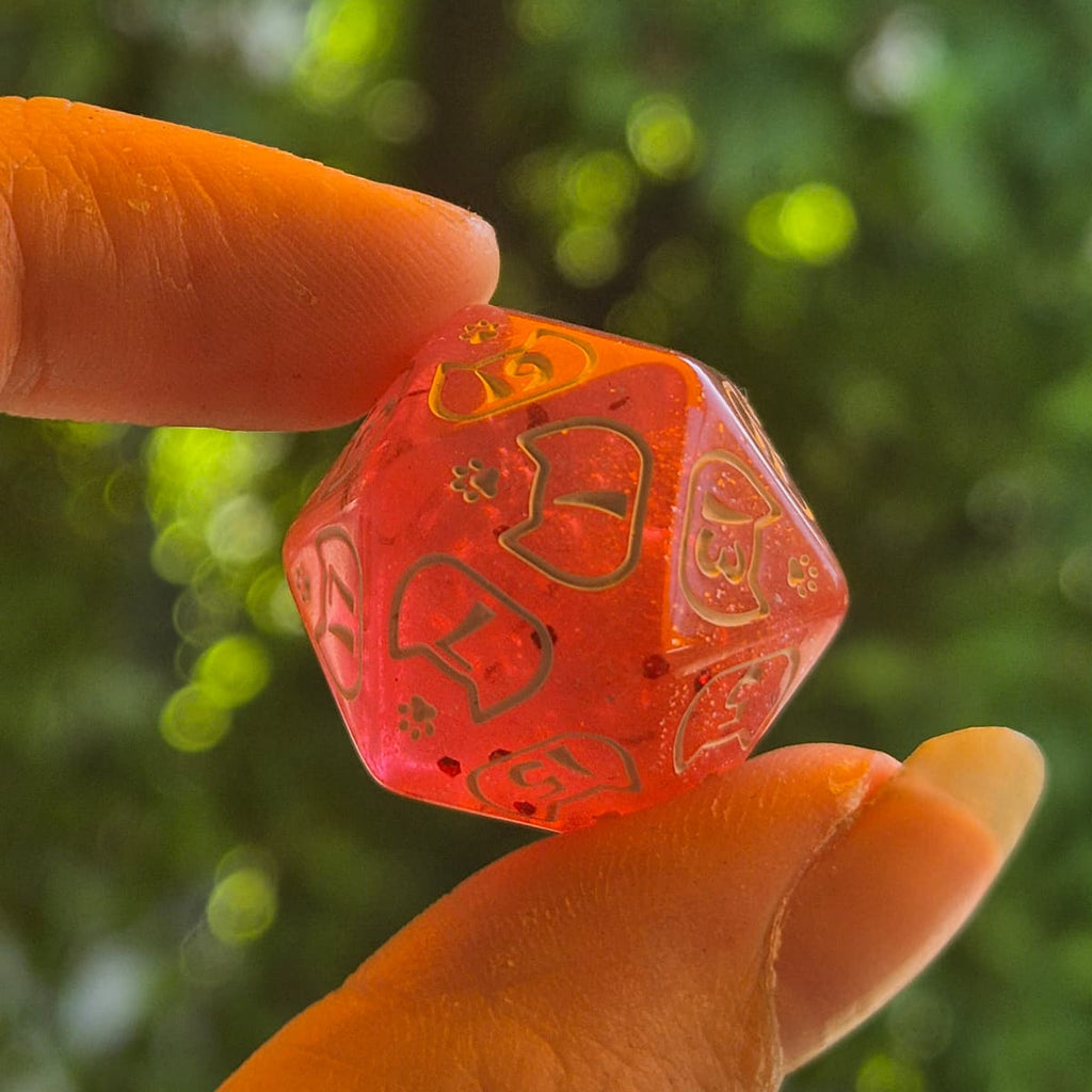 Dice: Ember Cats – Dobbelstenenset